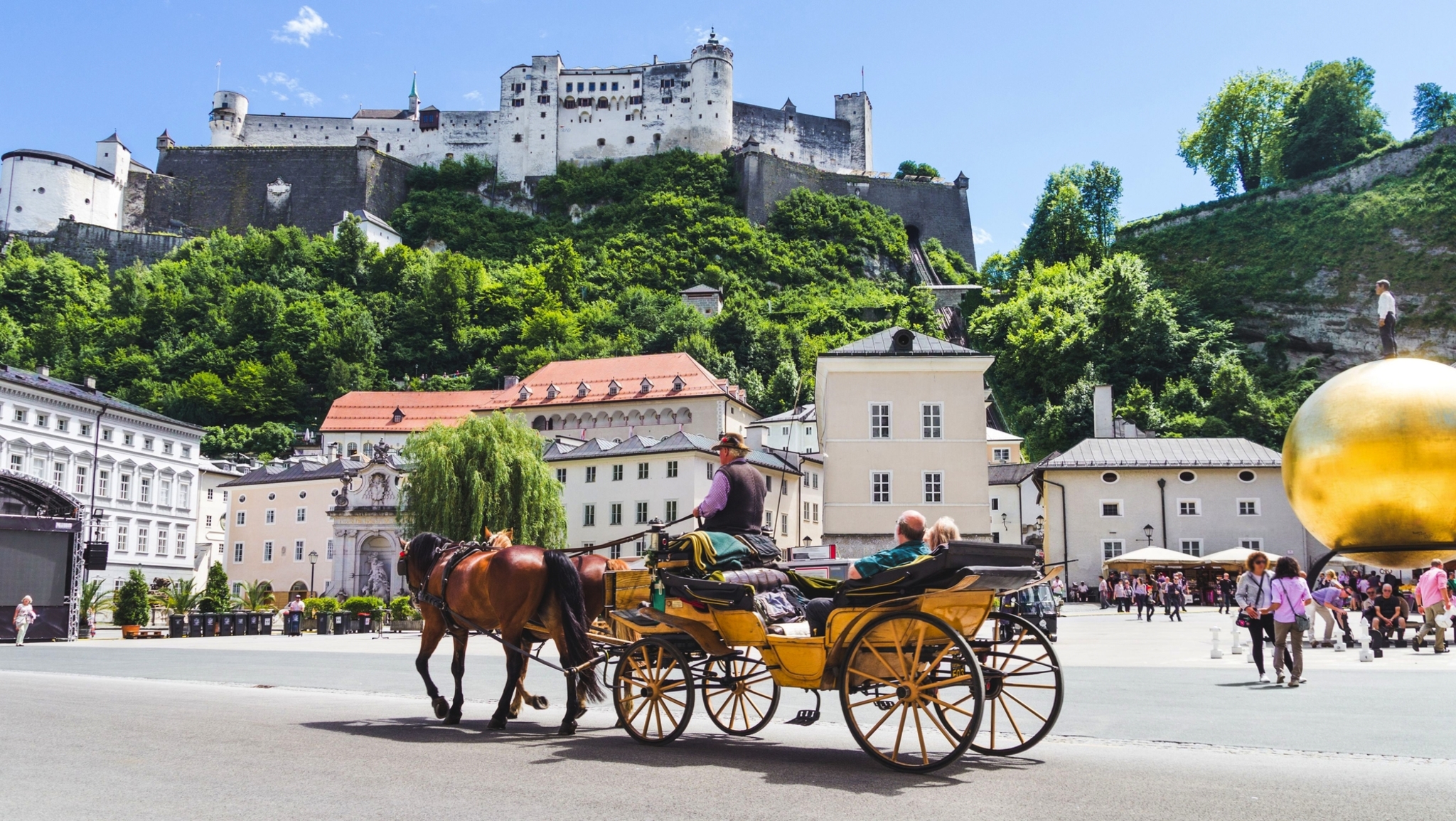 Pferdkutsche in Salzburg Pferdkutsche in Salzburg Bild