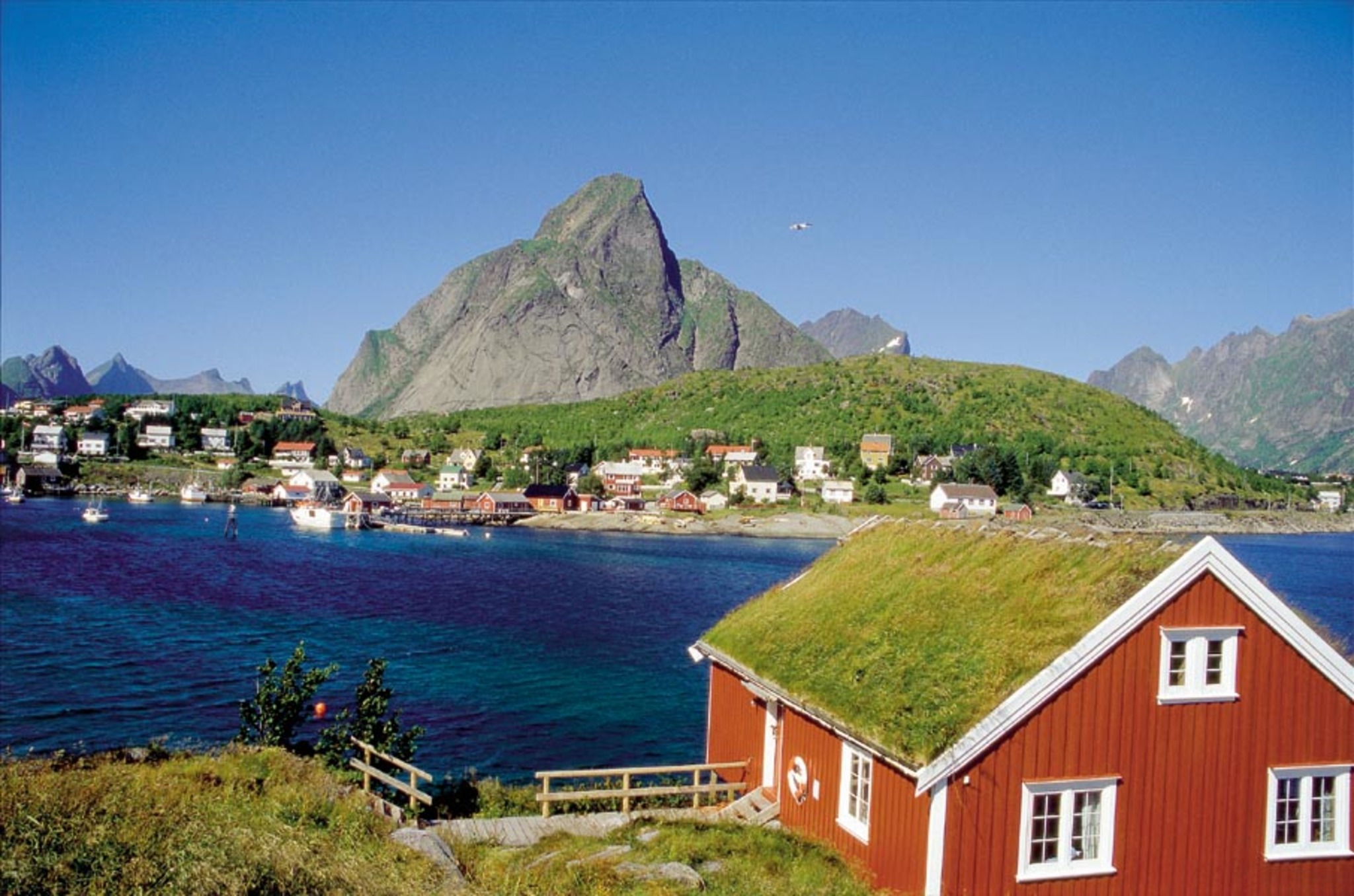 Fischerdorf Lofoten Fischerdorf Lofoten Bild