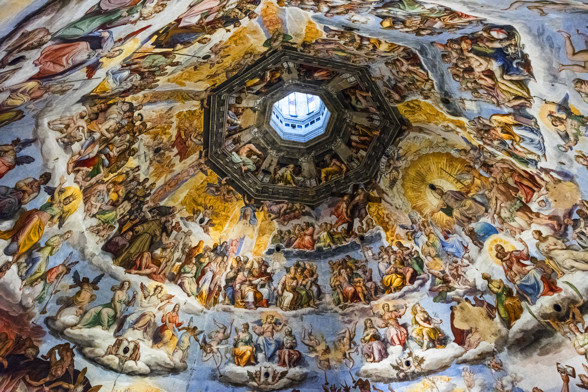 Deckendetail der Kathedrale Santa Maria del Fiore in Florenz, Italien Deckendetail der Kathedrale Santa Maria del Fiore in Florenz, Italien Bild