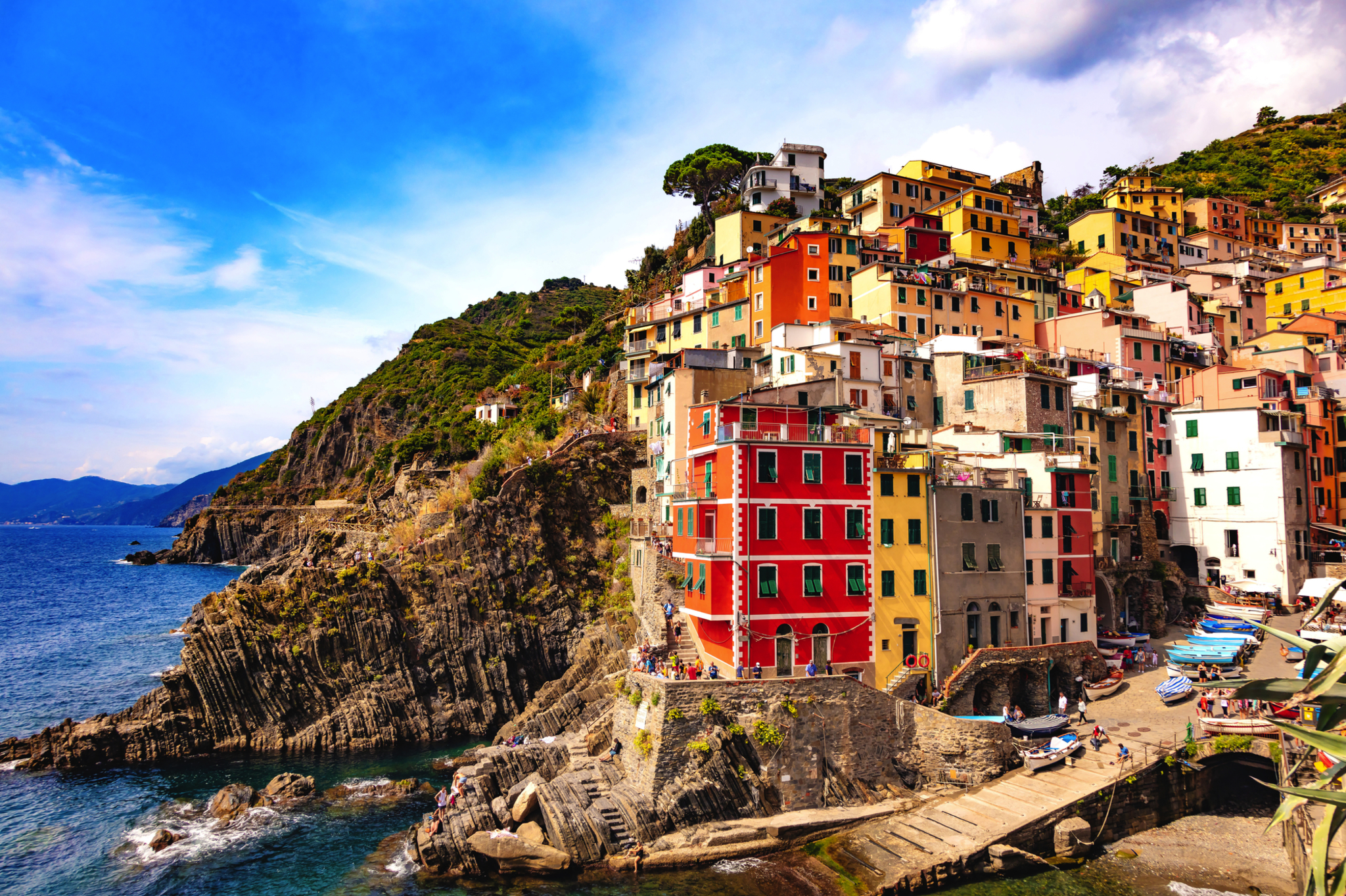 Riomaggiore - das östlichste der fünf Dörfer der Cinque Terre Riomaggiore - das östlichste der fünf Dörfer der Cinque Terre Bild