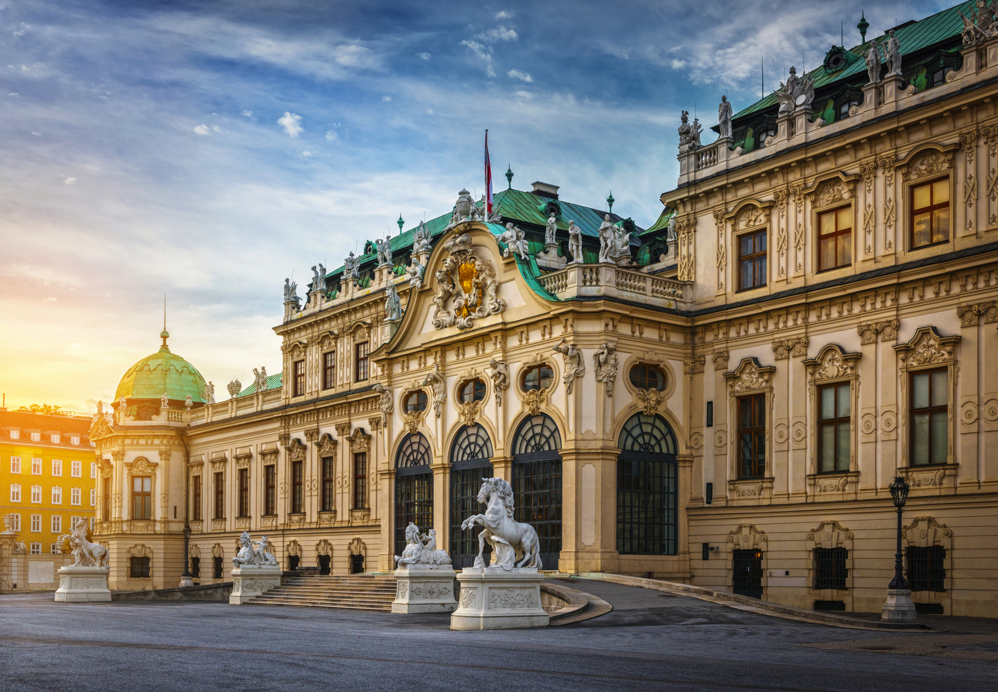 Schloss Belvedere in Wien, Österreich Schloss Belvedere in Wien, Österreich Bild