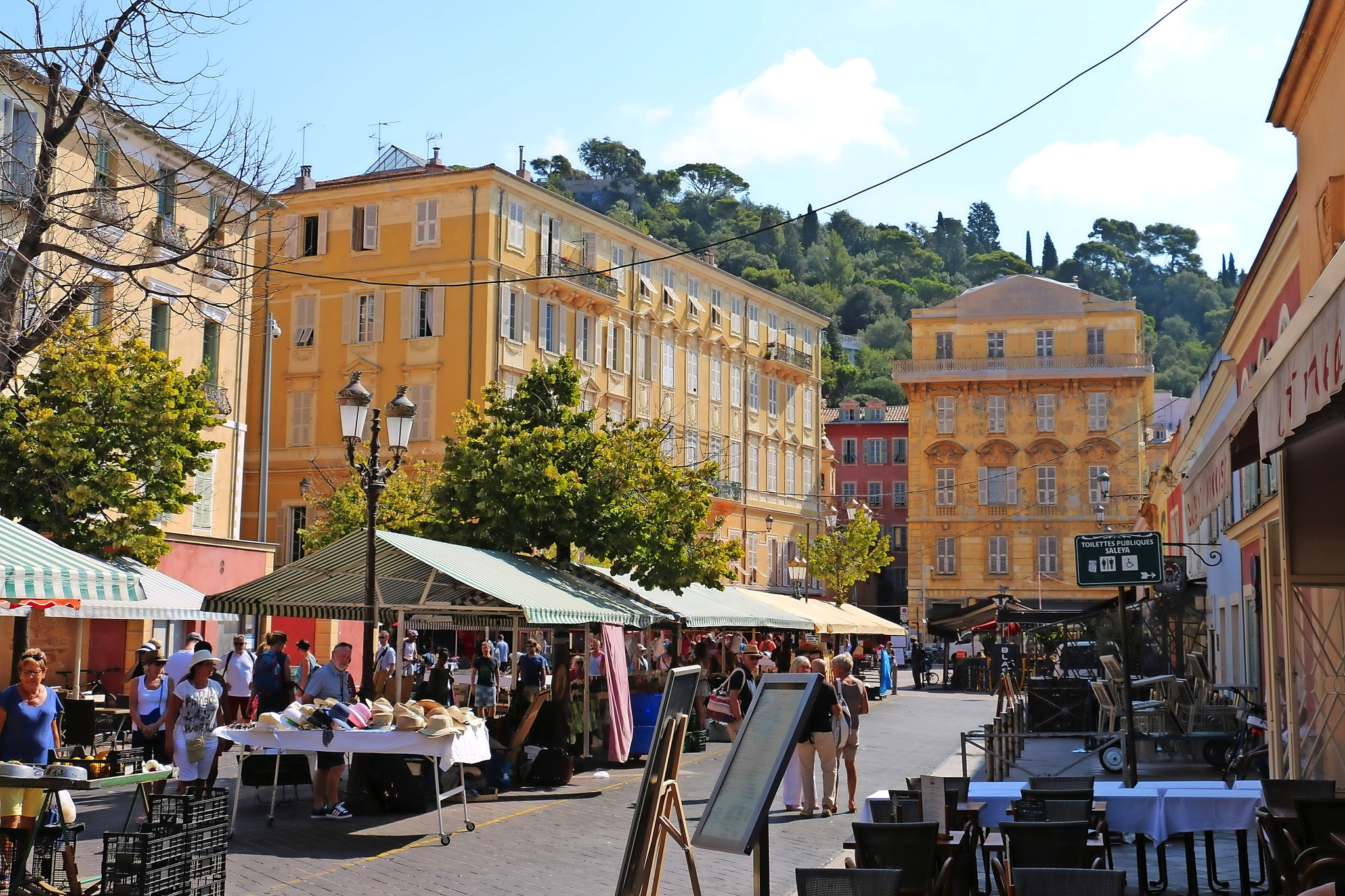 Blumenmarkt Cours Saleya in Nizza Blumenmarkt Cours Saleya in Nizza Bild