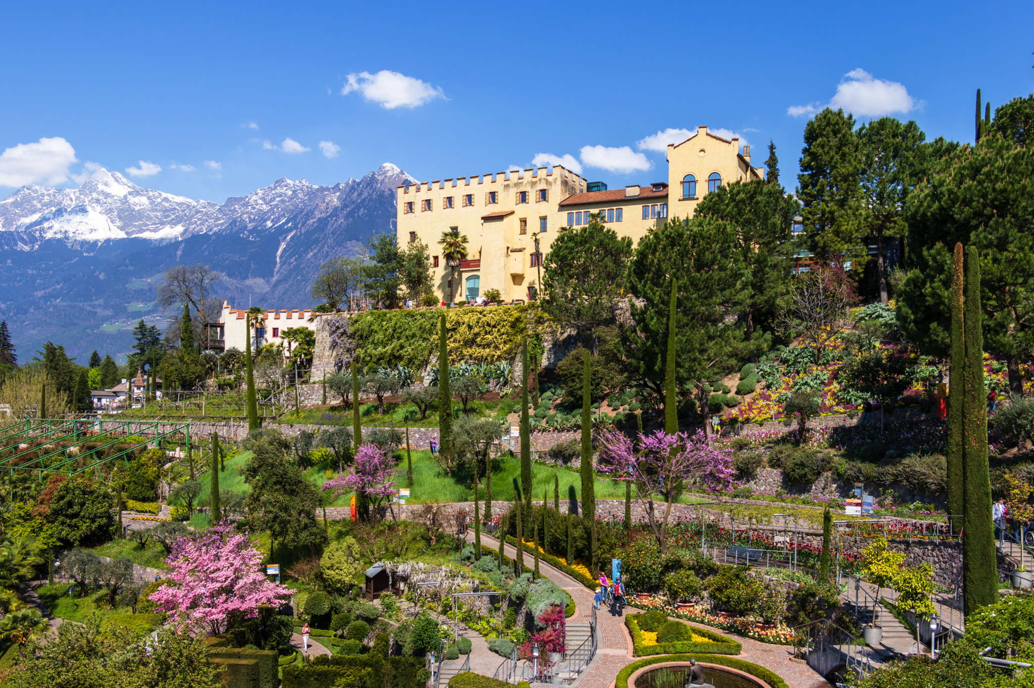 Schloss Trauttmansdorff in Meran, Italien Schloss Trauttmansdorff in Meran, Italien Bild