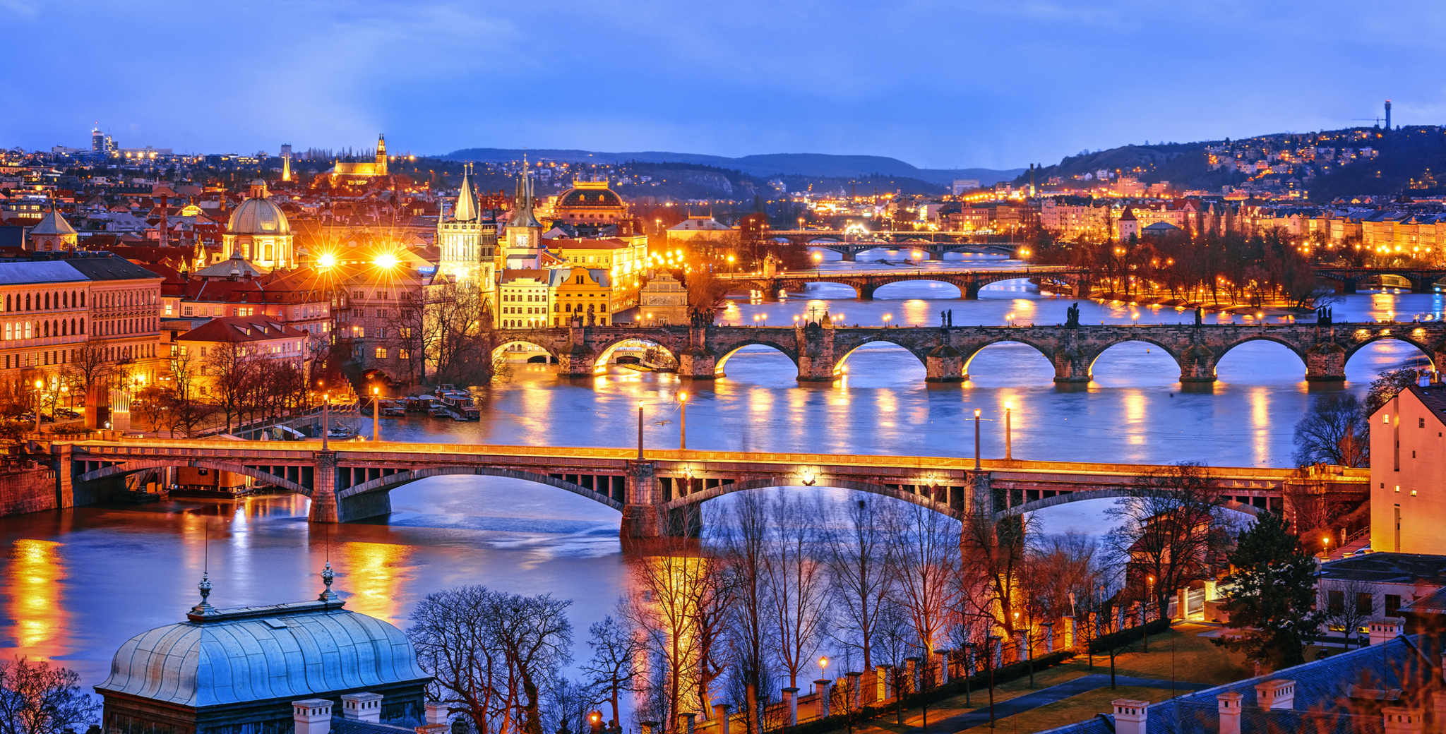 Prag in der Dämmerung Prag in der Dämmerung Bild