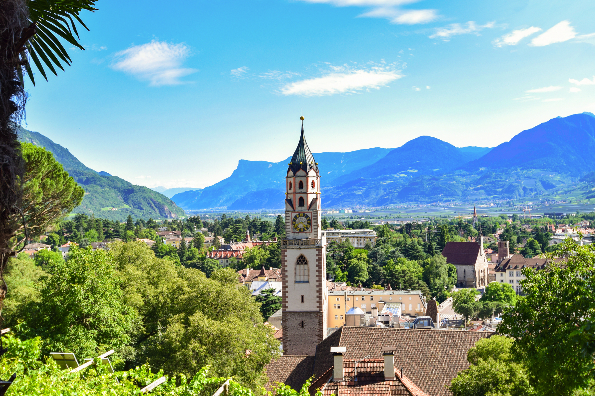 Aussicht auf Meran vom Tappeinerweg Aussicht auf Meran vom Tappeinerweg Bild