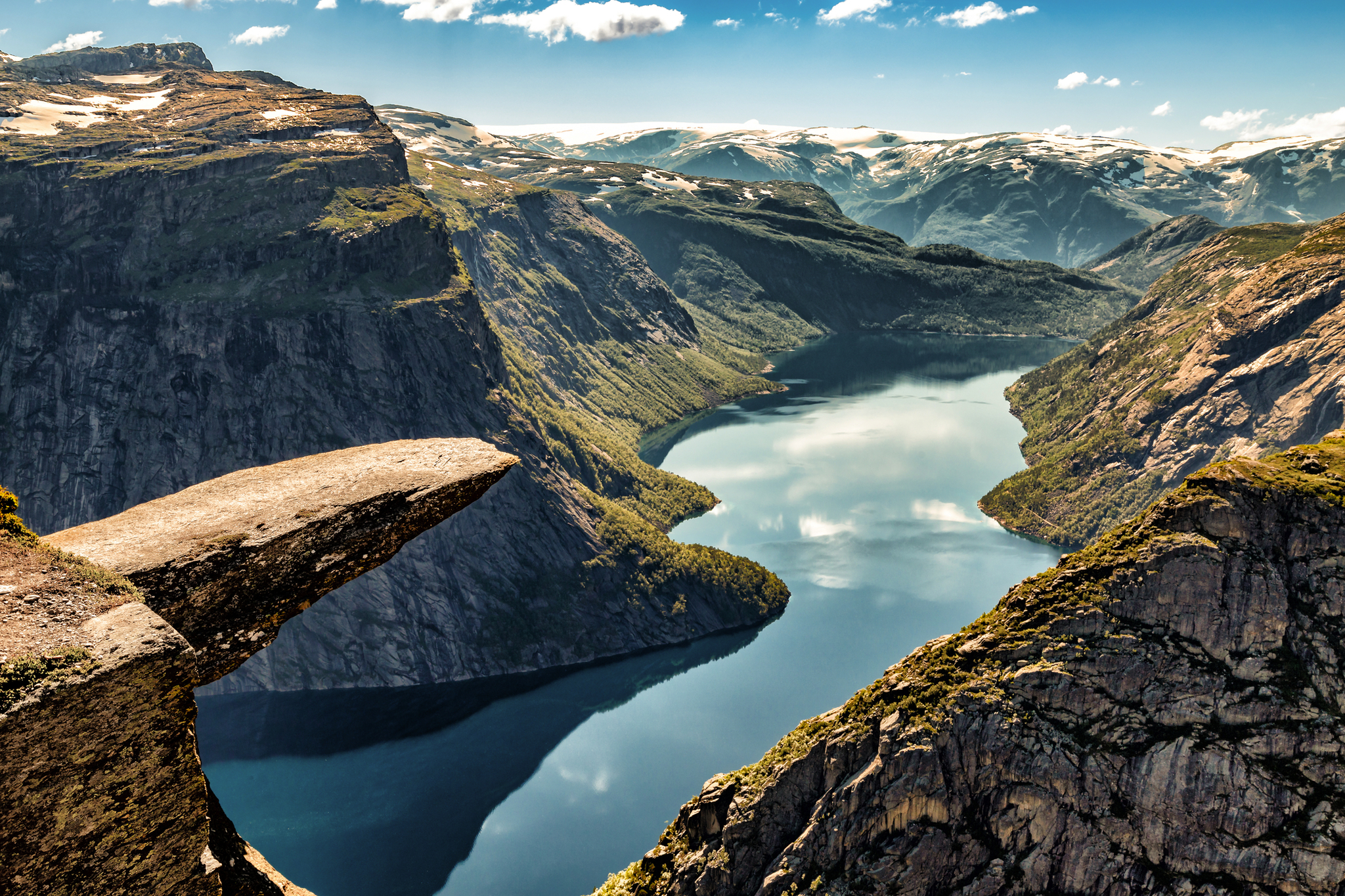 Trolltunga in Norwegen Trolltunga in Norwegen Bild