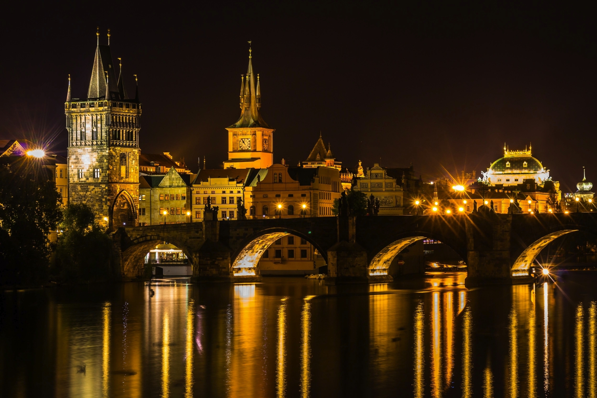 Karlsbrücke in der Nacht Karlsbrücke in der Nacht Bild