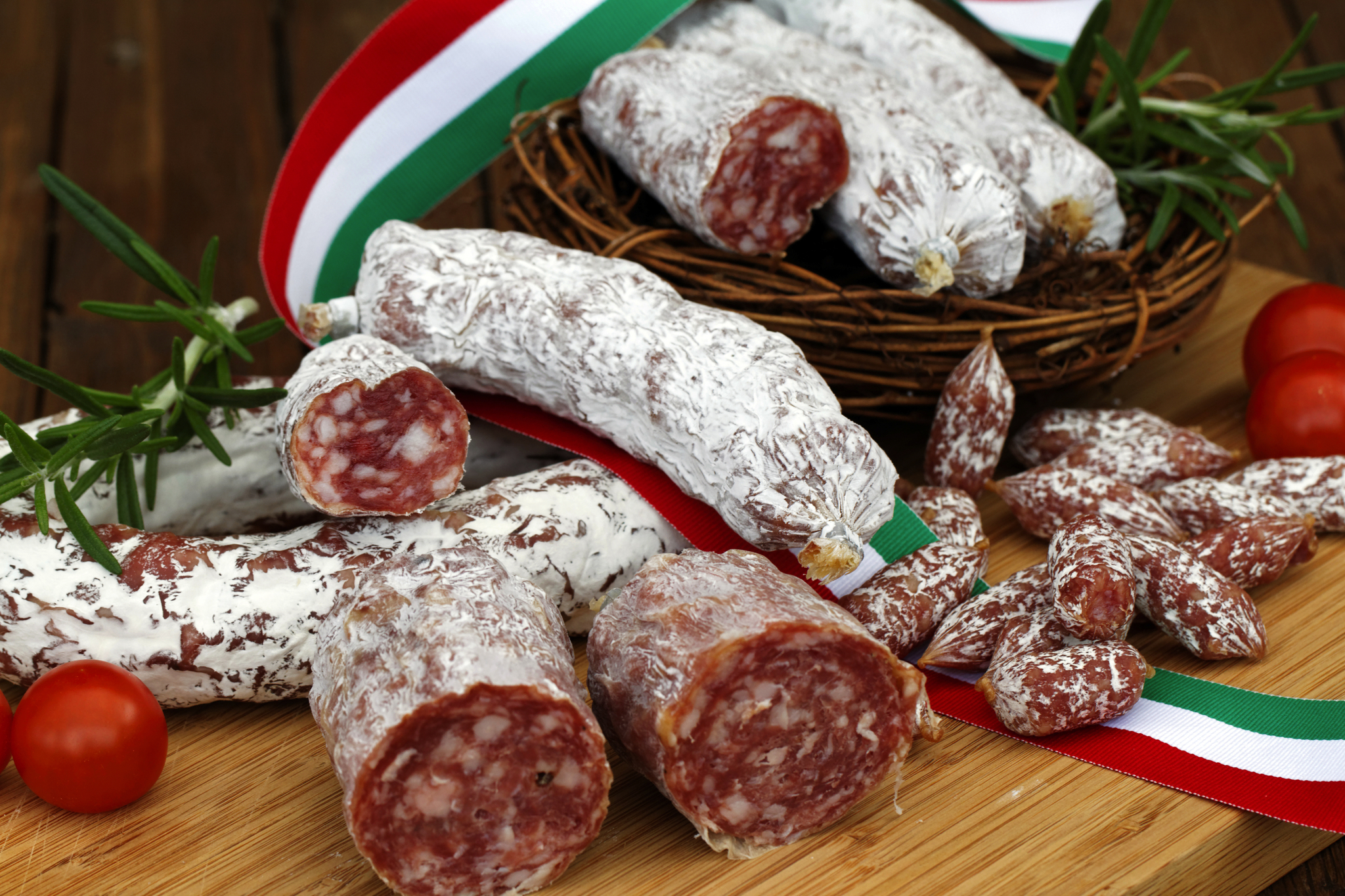 Italienische Salami Italienische Salami Bild