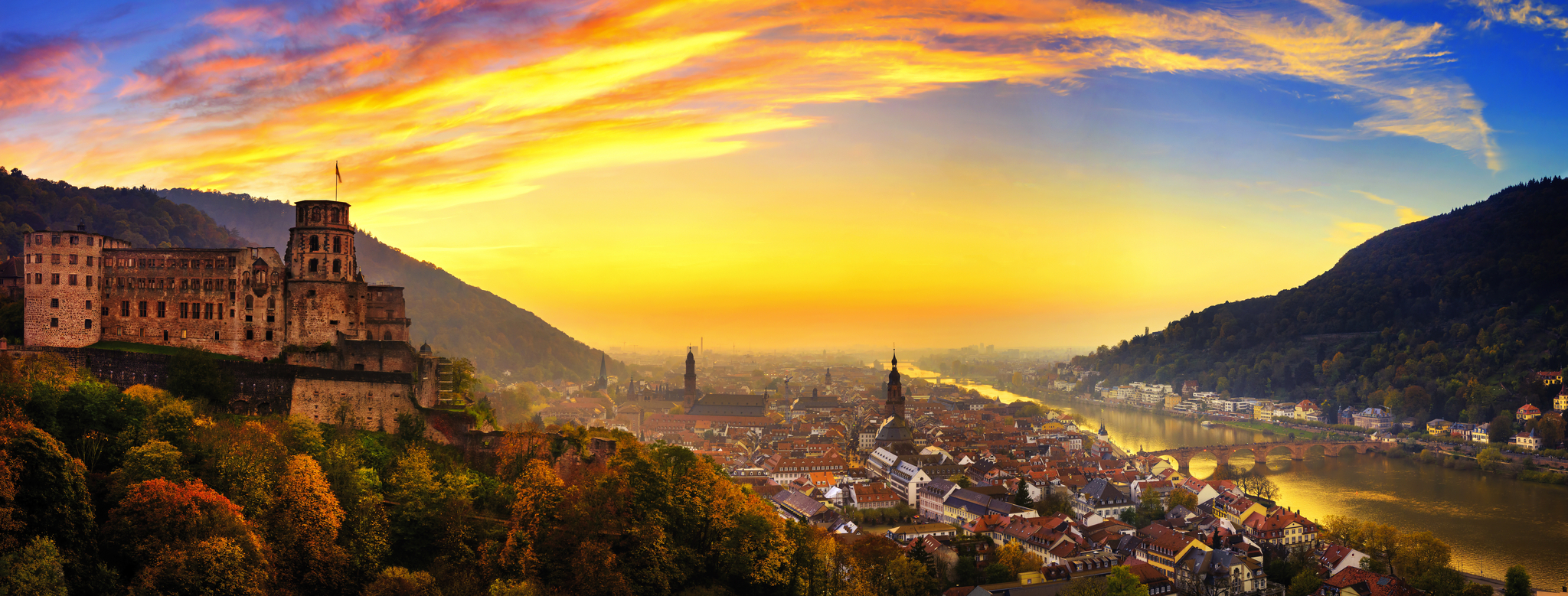 Panorama Heidelberg Bild