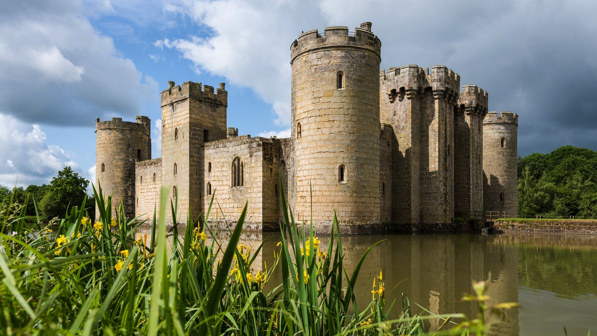 Bodiam Castle, Sussex, England Bodiam Castle, Sussex, England Bild