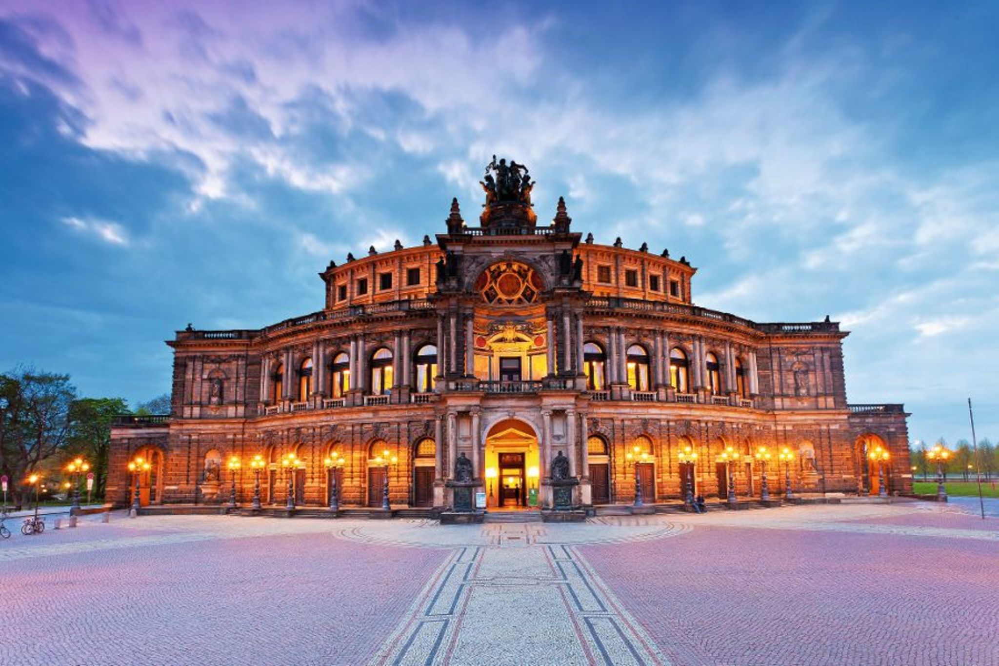 Semperoper in Dresden, Deutschland Semperoper in Dresden, Deutschland Bild