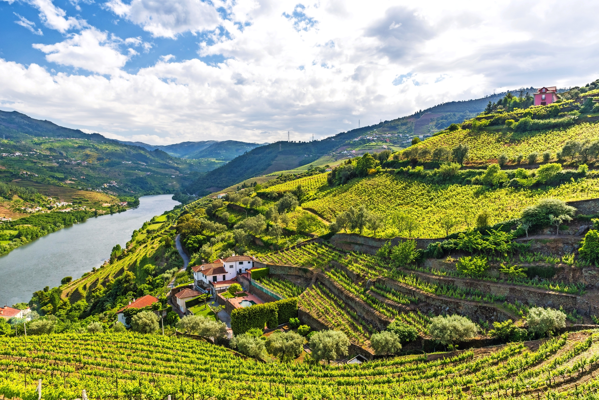 Landschaft des Flusses Douro Landschaft des Flusses Douro Bild