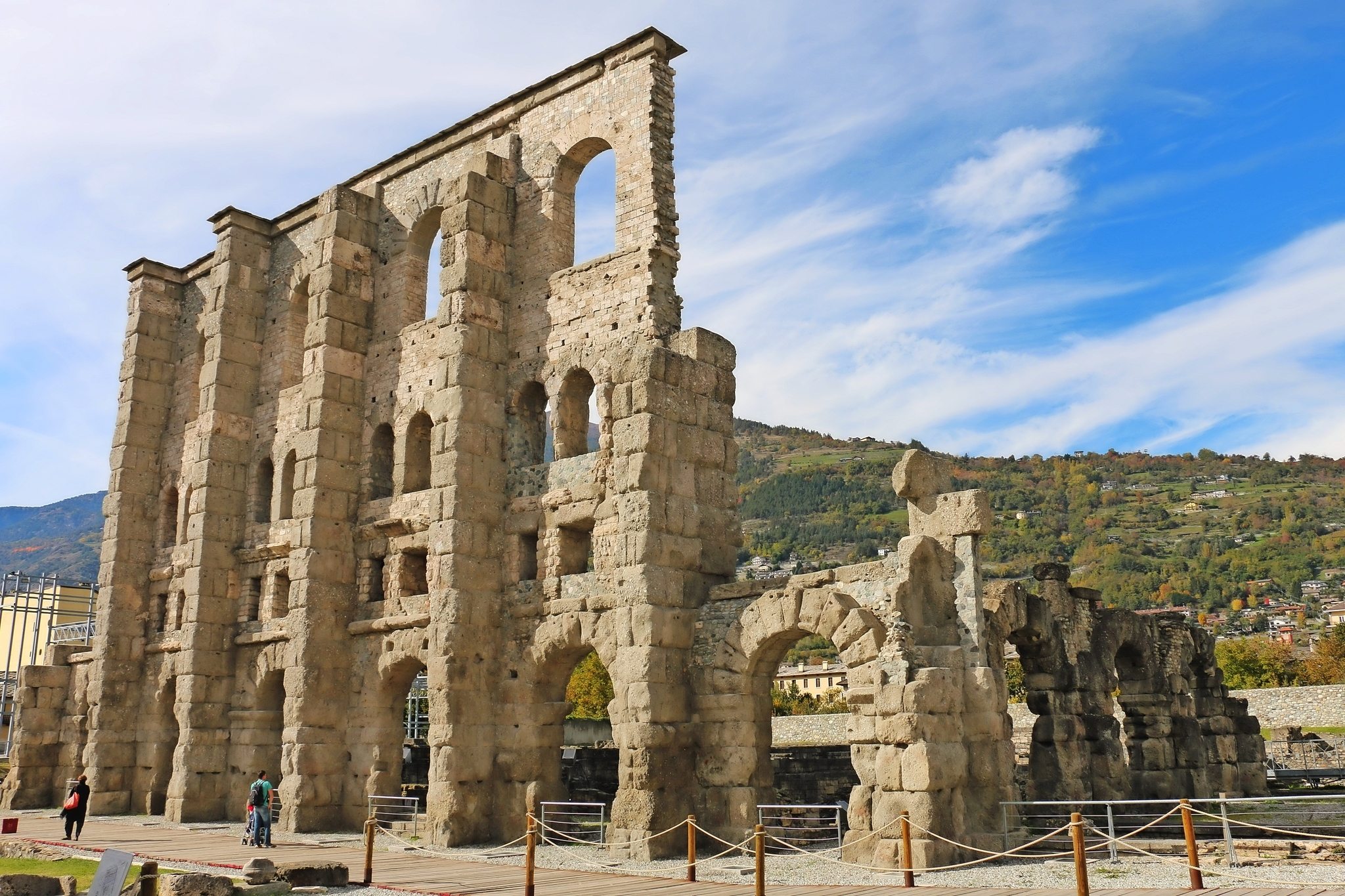 Römisches Theater, Aosta Römisches Theater, Aosta Bild