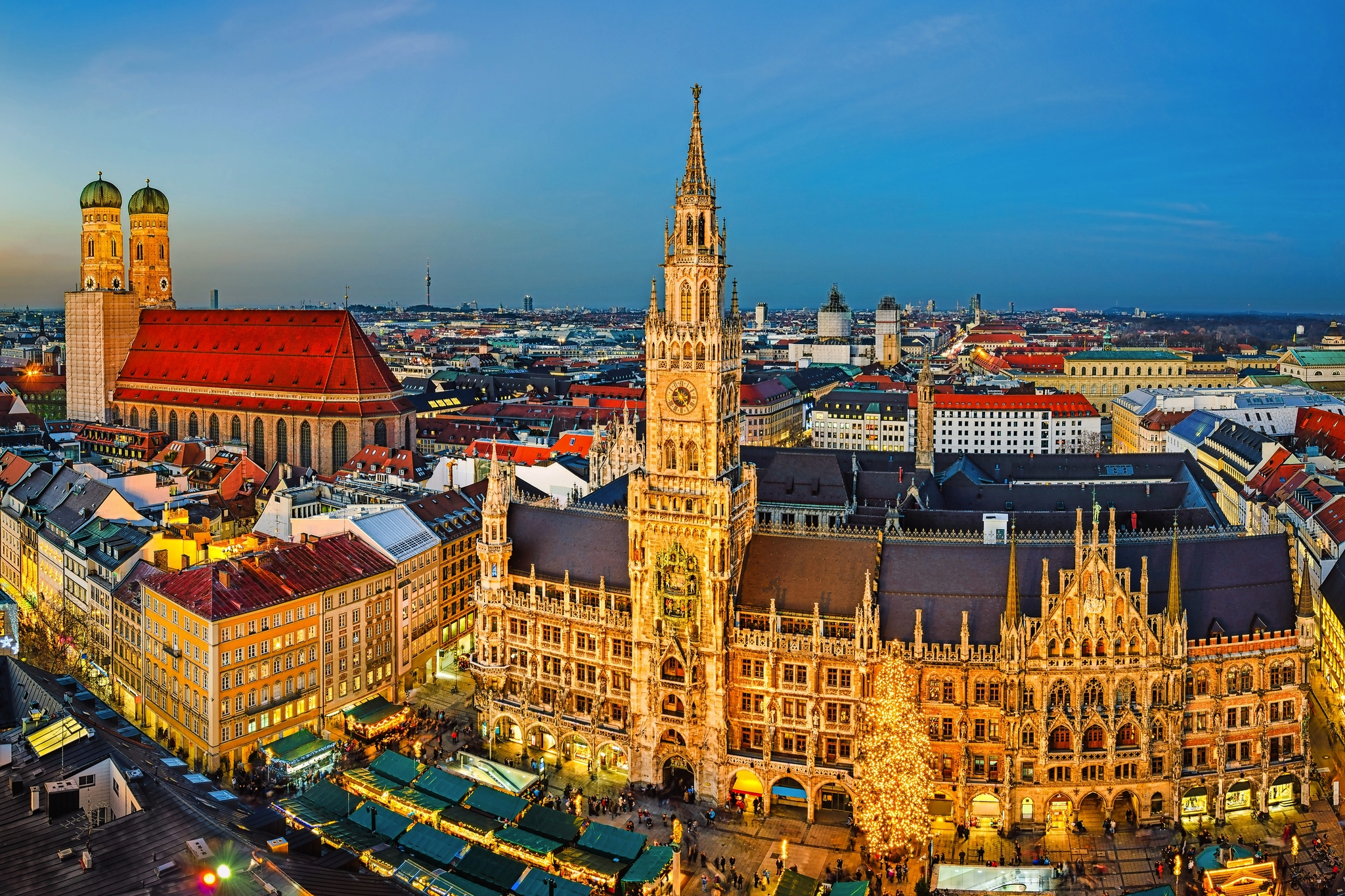 Marienplatz in München Marienplatz in München Bild