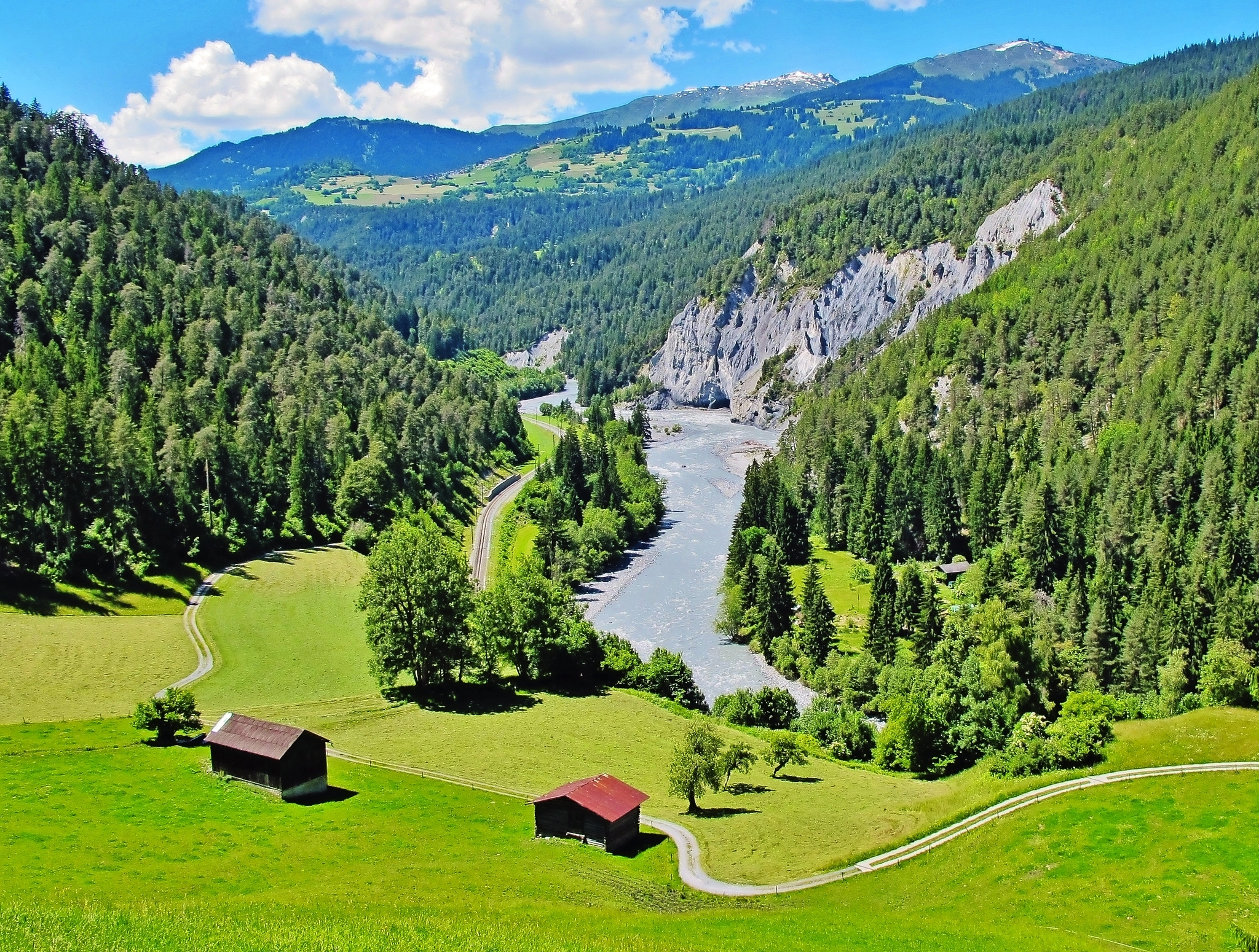 Rheinschlucht bei Flims Rheinschlucht bei Flims Bild