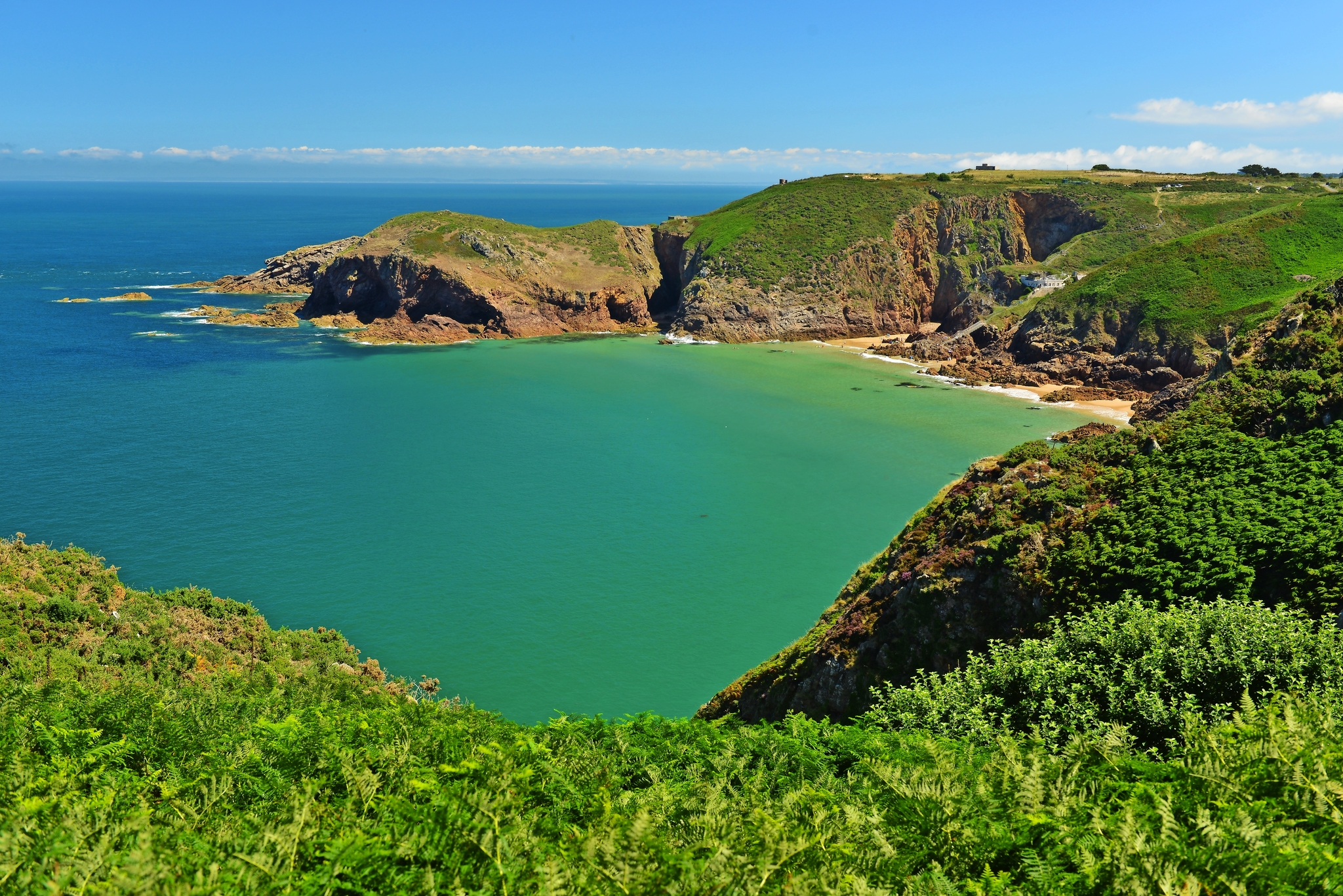 Plemont Bay, Jersey Plemont Bay, Jersey Bild